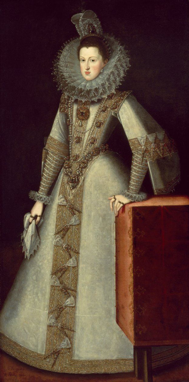 Markéta Rakouská (1584-1611) španělská královna, 1605 od Juan Pantoja de la Cruz