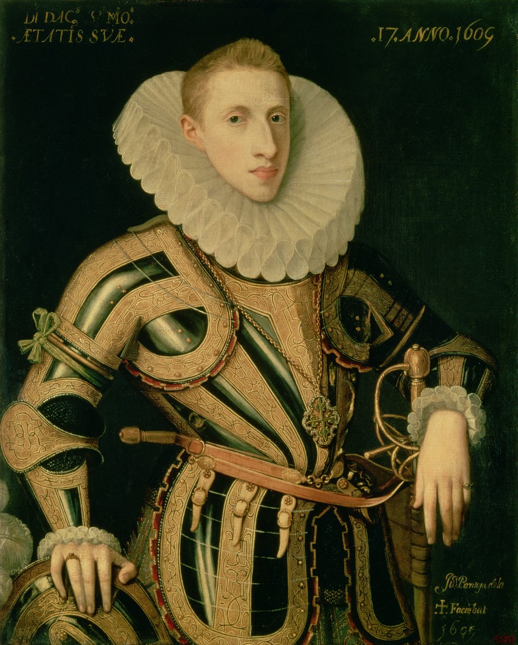 Portrét Diega de Villamayor od Juan Pantoja de la Cruz