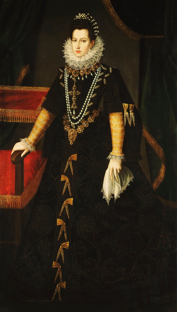 Portrét infantky Isabel Clara Eugenia z Bourbonu od Juan Pantoja de la Cruz
