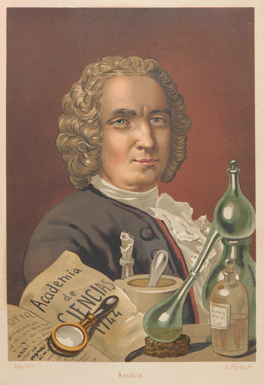 Portrét Hilaire-Marin Rouelle 1718-1779, 1879. od Juan Planella y Rodríguez