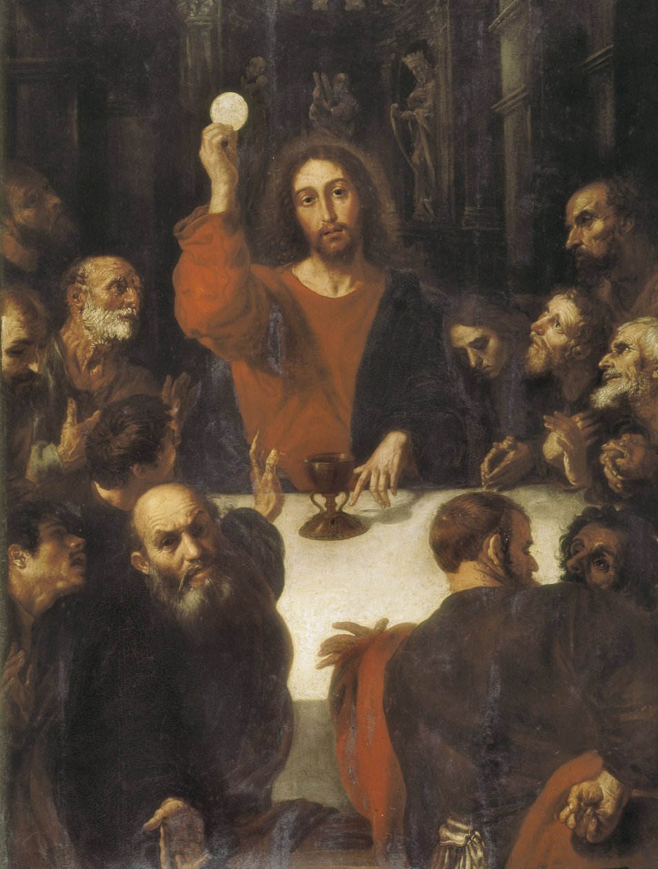 Svatá večeře. 1620 - 1628 (olej na plátně) od Juan Ribalta