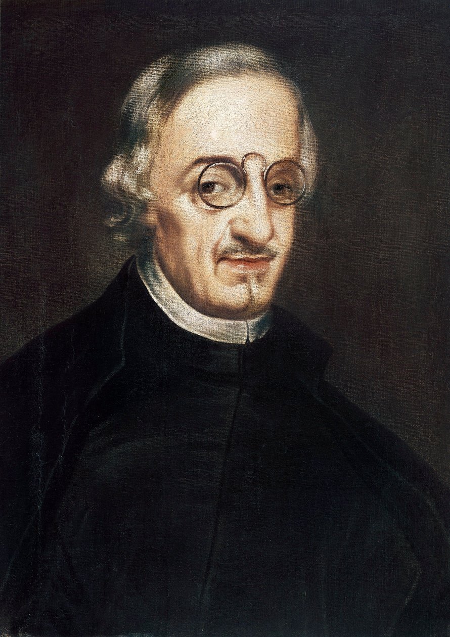 Portrét Dona Antonia de Solis y Ribadeneira, španělského historika a spisovatele (1610-1686). Obraz Jana Hrnčíře (1640-1680). Olej na plátně Madrid, Nadace Lazara Galdiana. od Juan de Alfaro