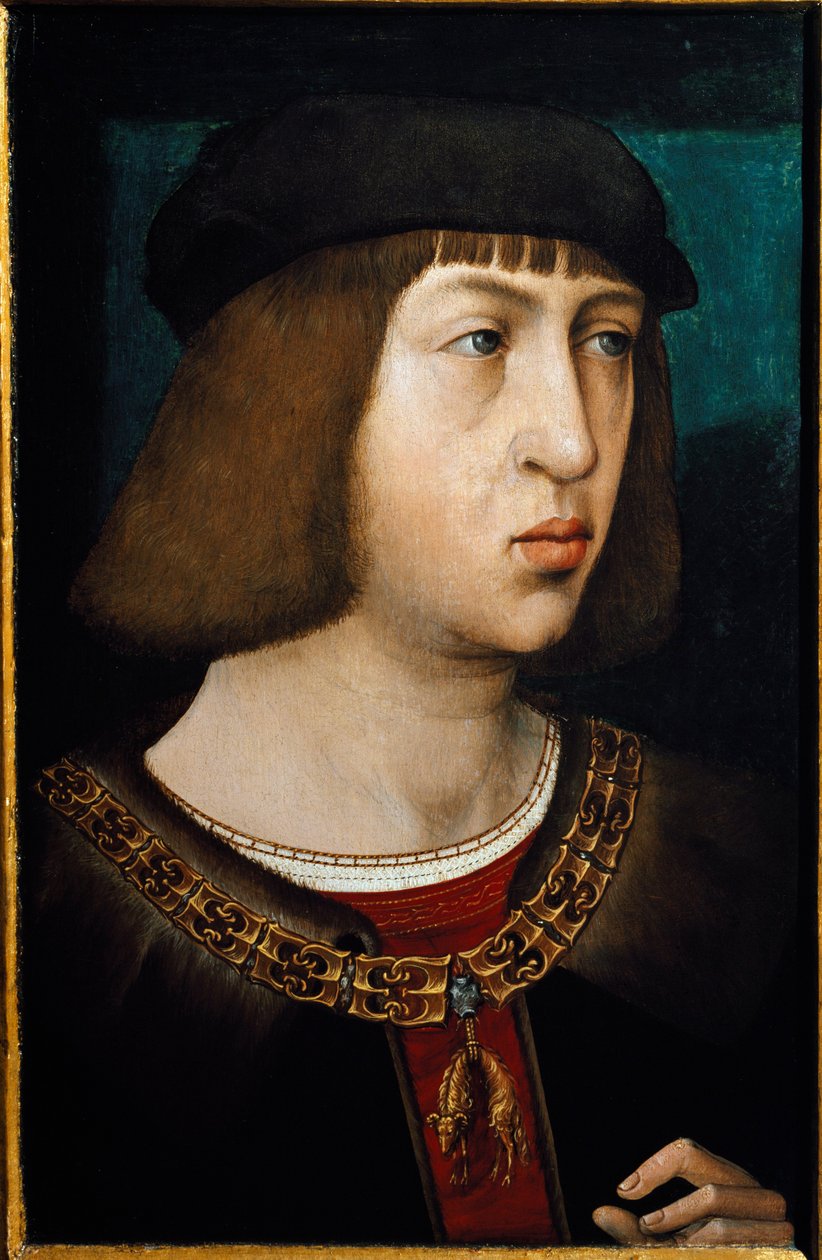 Portrét kastilského krále Filipa I. (Filip Habsburský zvaný Filip Krásný) od Juan de Flandes