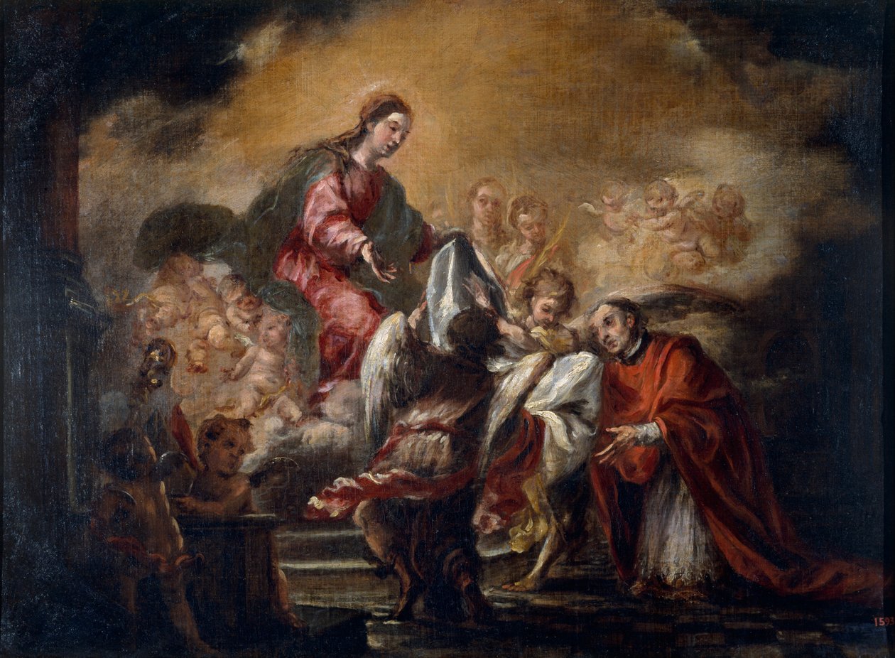 Uložení ornátu na svatého Ildefonse od Juan de Valdes Leal