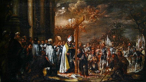 Povýšení kříže (olej na plátně) od Juan de Valdes Leal