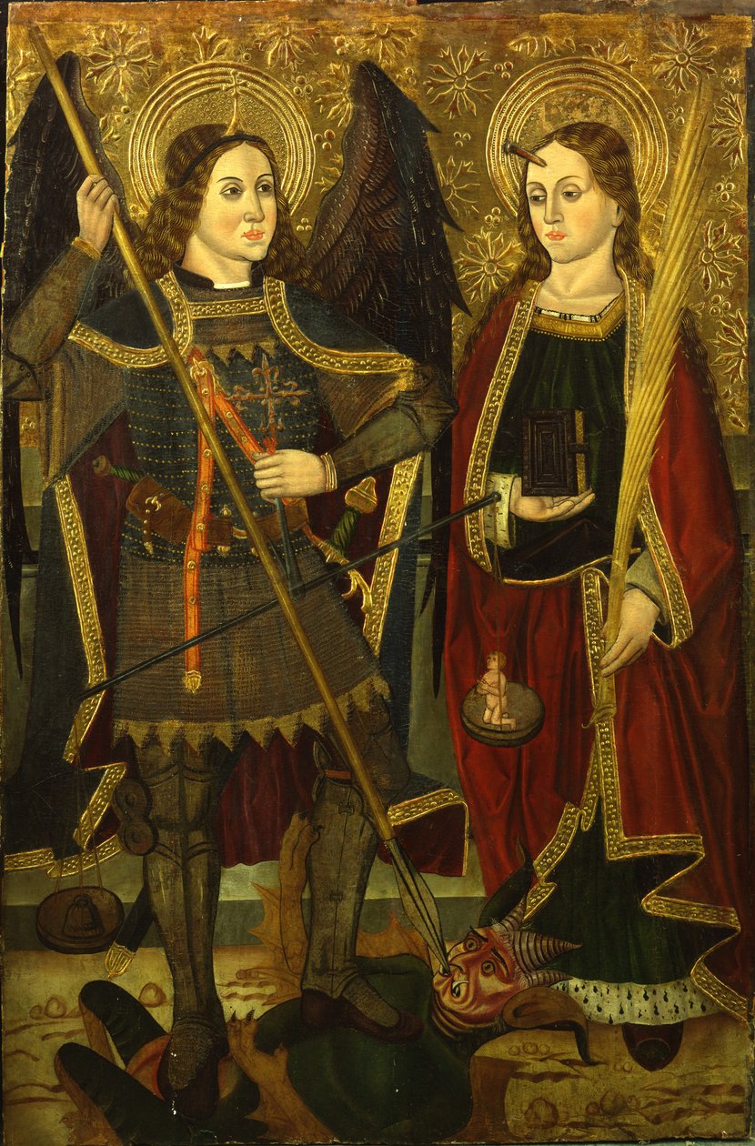 Svatí Michael a Engracia od Juan de la Abadía