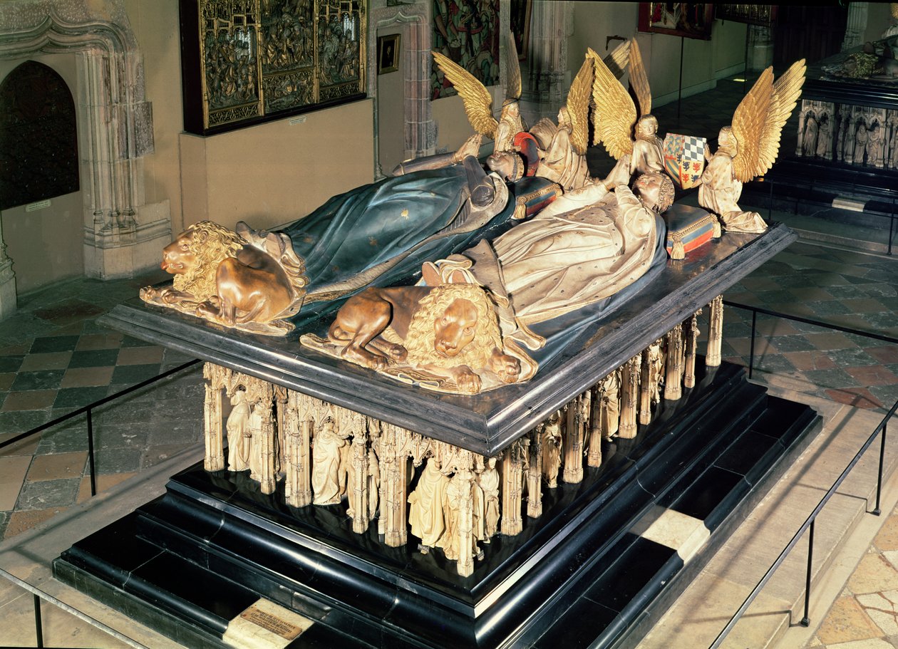 Hrob Jana Nebojácného (1371-1419) a Markéty Bavorské (1376-1434) vévoda a vévodkyně z Burgundska, 1444-70 od Juan de la Huerta