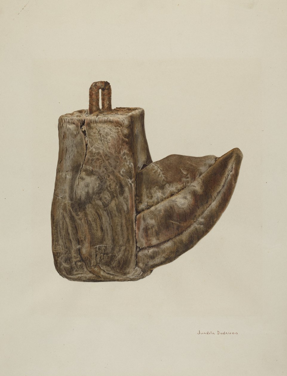 Dřevěný třmen, c. 1941. od Juanita Donahoo