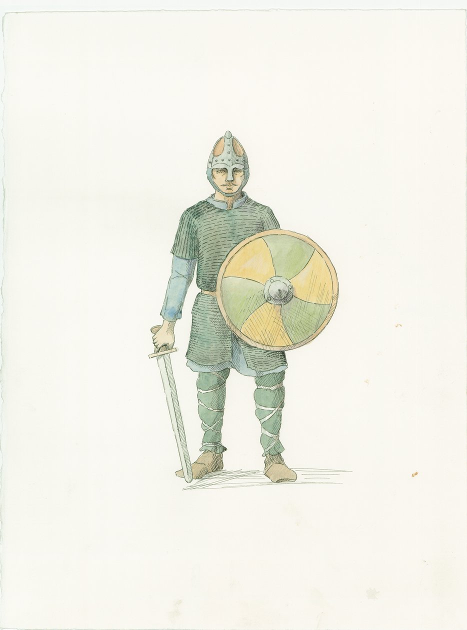 Saský fyrdman, c1066 2015. od Judith Dobie