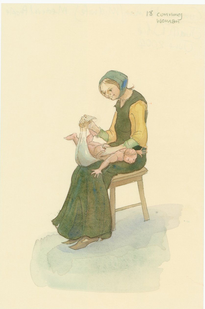 Středověká mazaná žena, známá také jako moudrá žena, 2004. od Judith Dobie