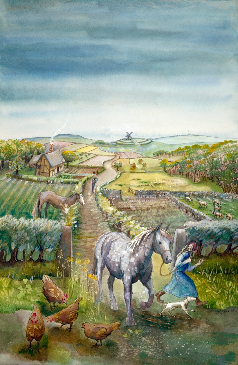 Venkovská krajina, c17. století, c1990-2010 od Judith Dobie