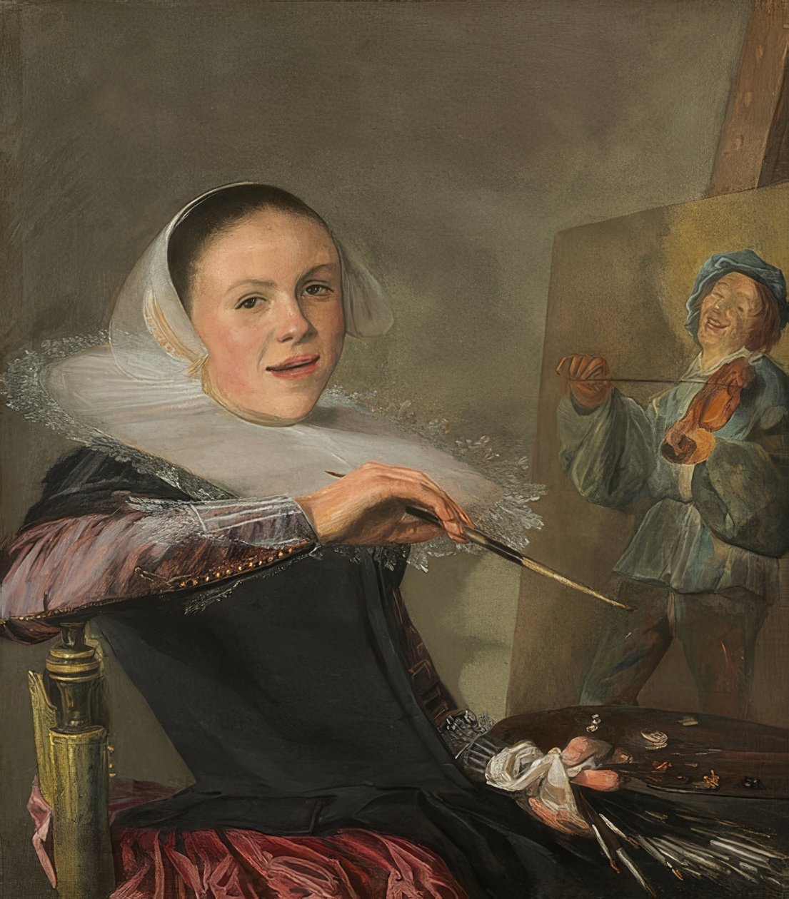 Autoportrét. Kolem roku 1630 od Judith Leyster