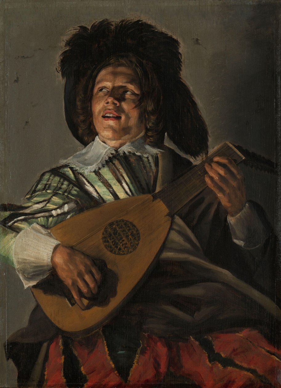 Serenáda Hráč na loutnu, známý jako „Serenáda“ od Judith Leyster