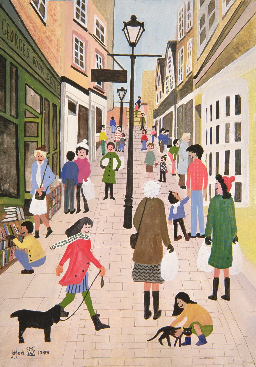 Vánoční kroky, Bristol, 1989 od Judy Joel