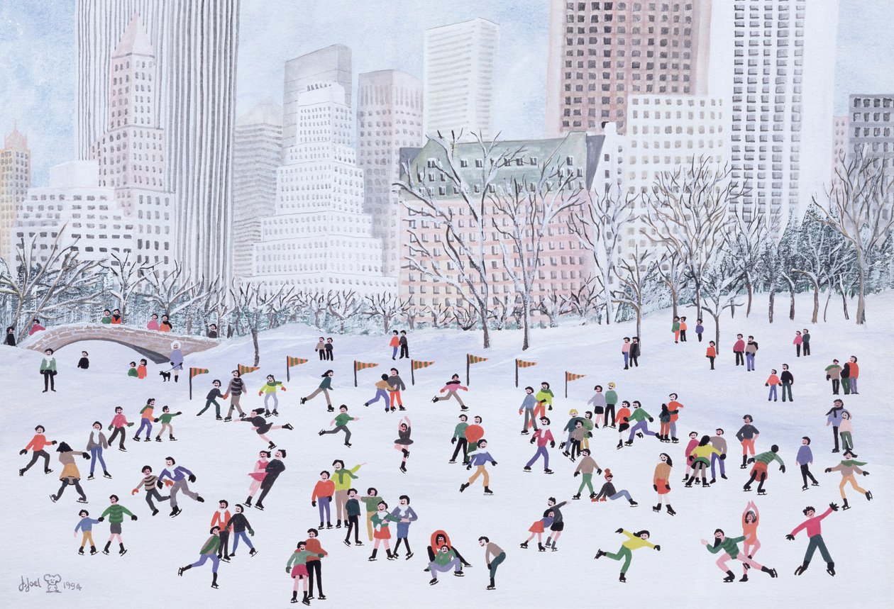 Skating Rink, Central Park, New York, 1994 od Judy Joel