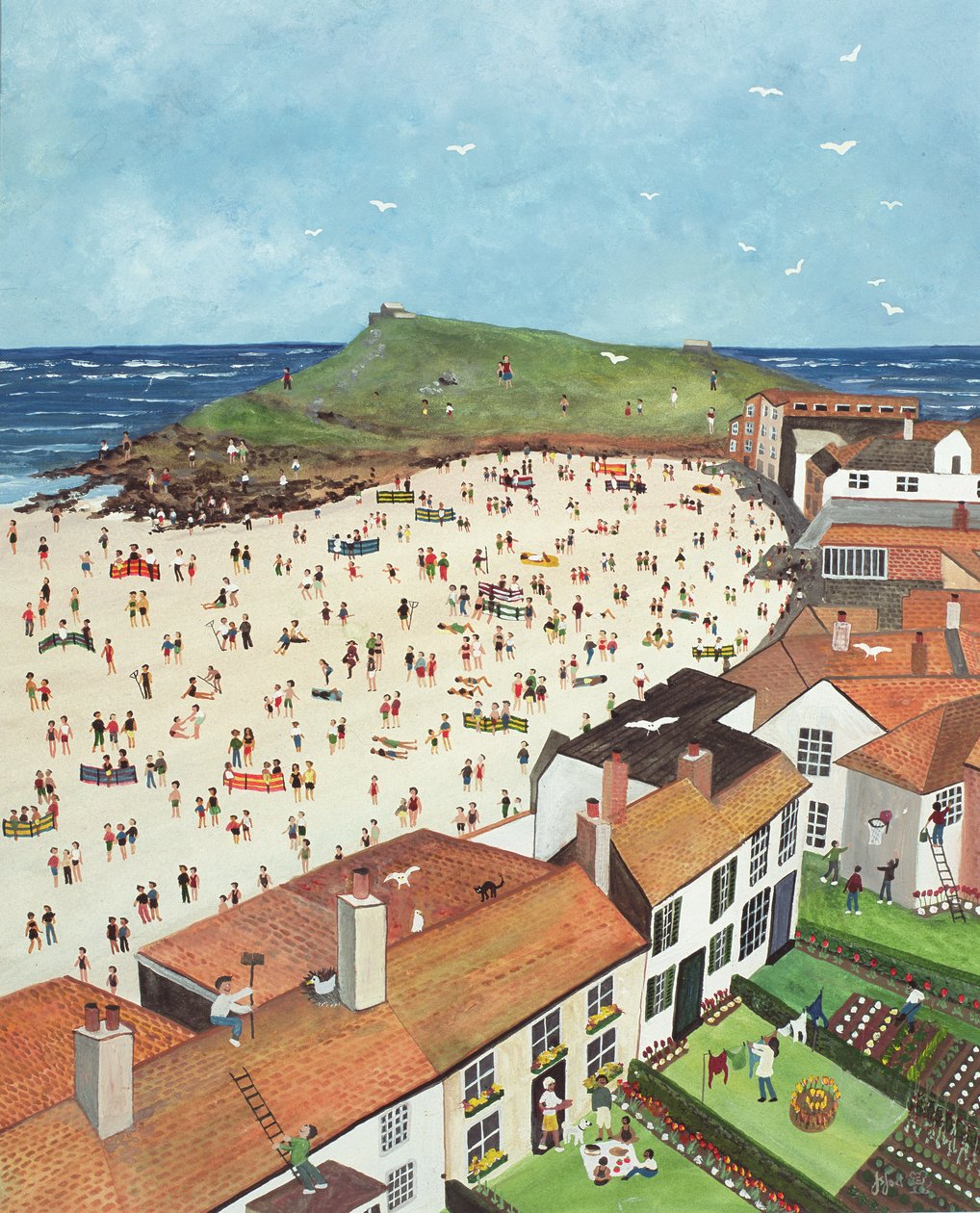 Pohled z galerie Tate v St. Ives od Judy Joel