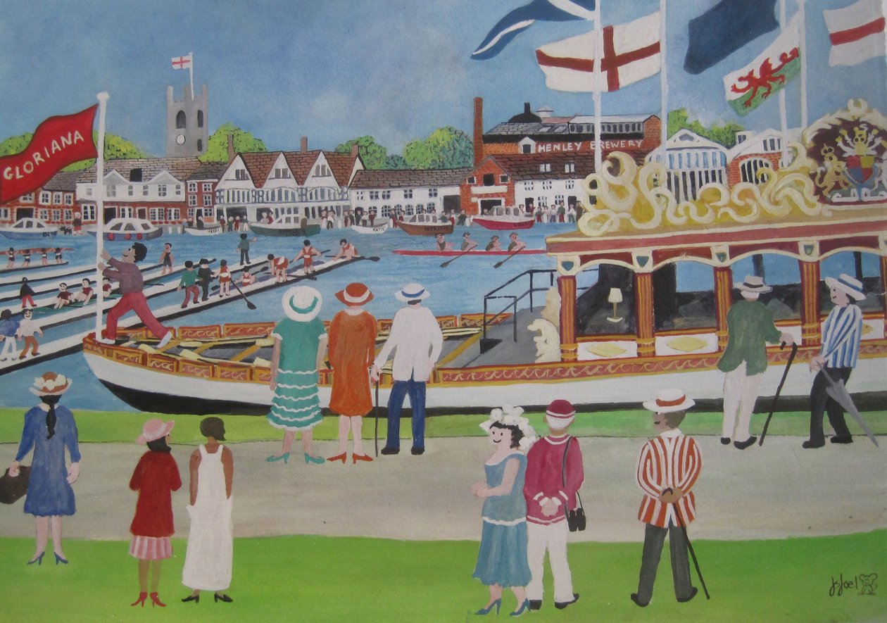 Henley - The Glorianna, 2012 (Kvaš na papíře) od Judy Joel
