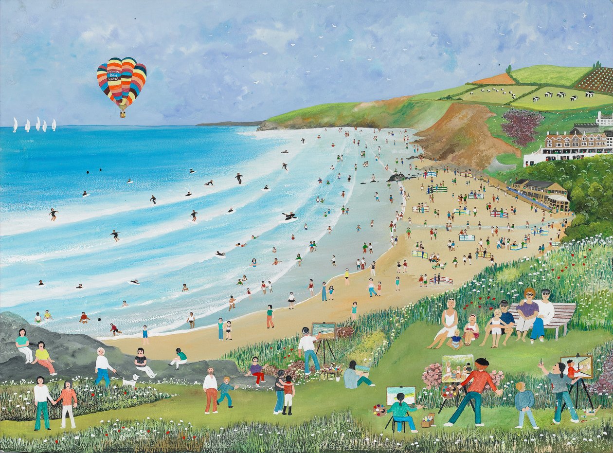 Watergate Bay, Cornwall od Judy Joel