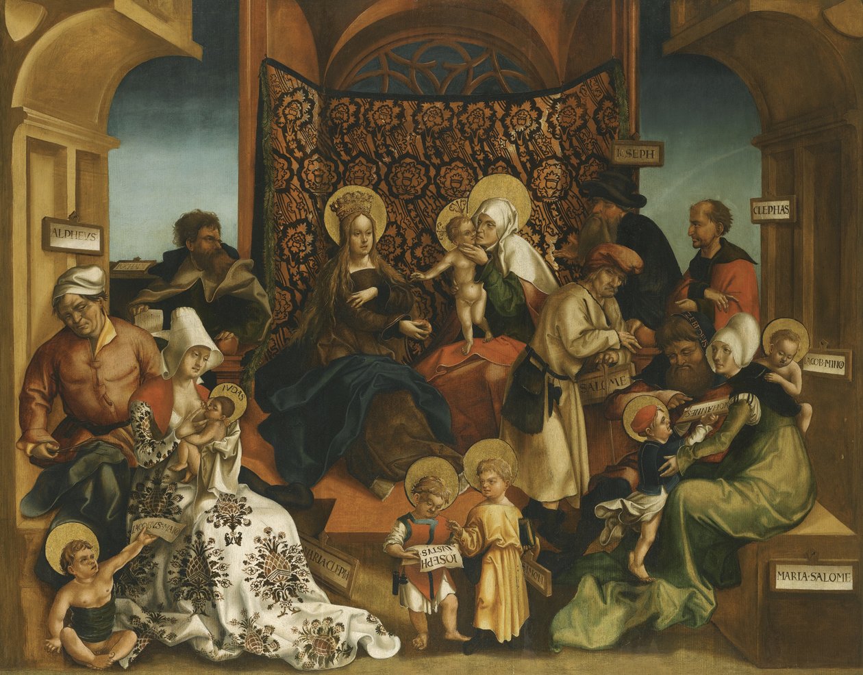 Svaté příbuzenství od Jörg Breu the Elder