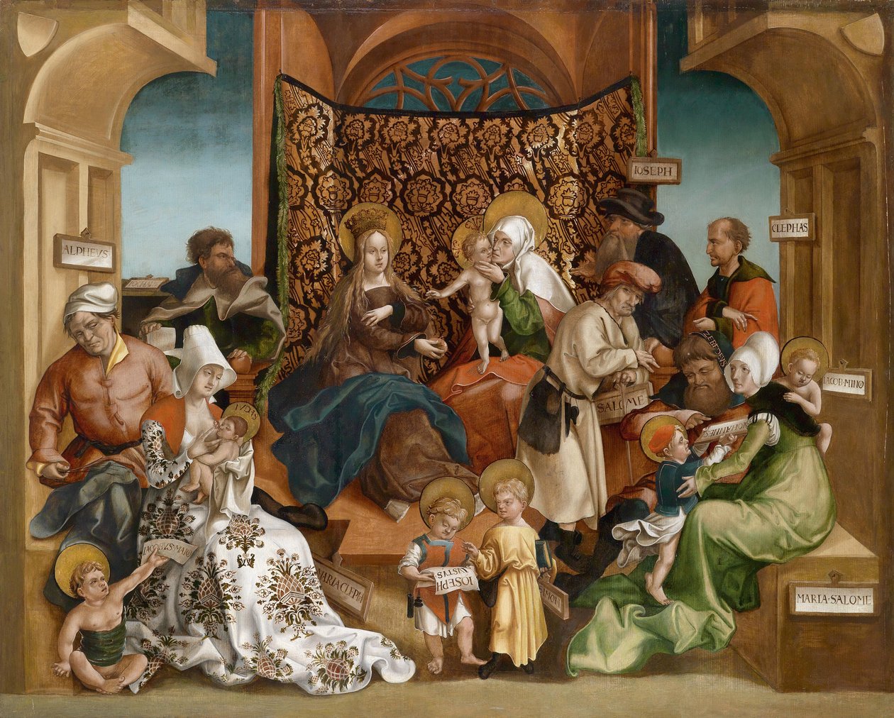 Svaté příbuzenství od Jörg Breu the Younger