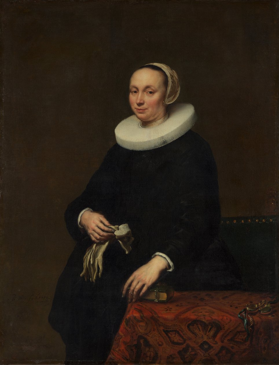 Portrét ženy, 1650. od Jürgen Ovens