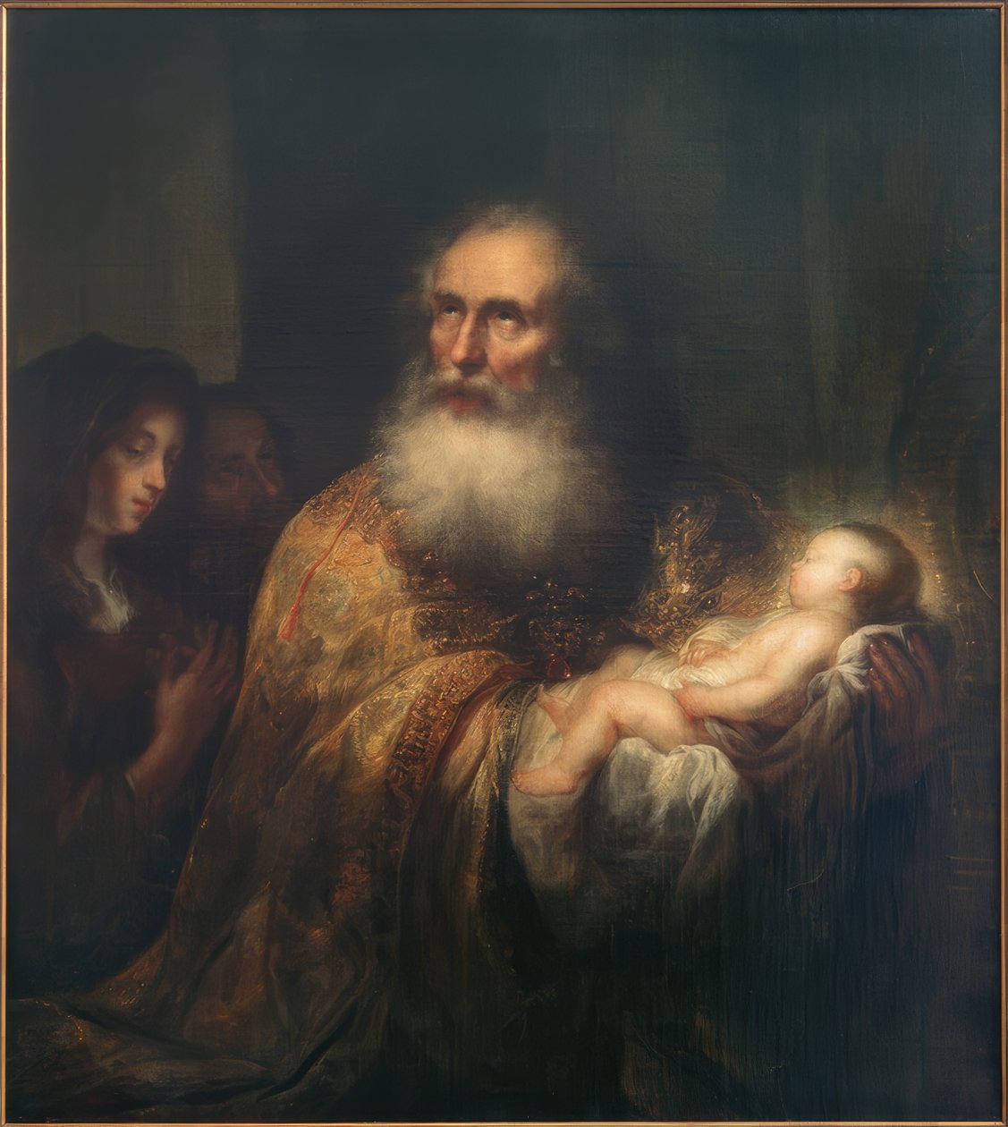 Simeon im Tempel od Jürgen Ovens