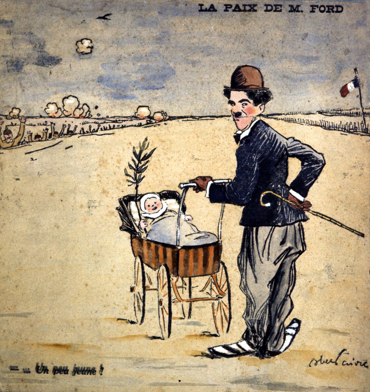 Mír pana Forda, 1917 od Jules Abel Faivre