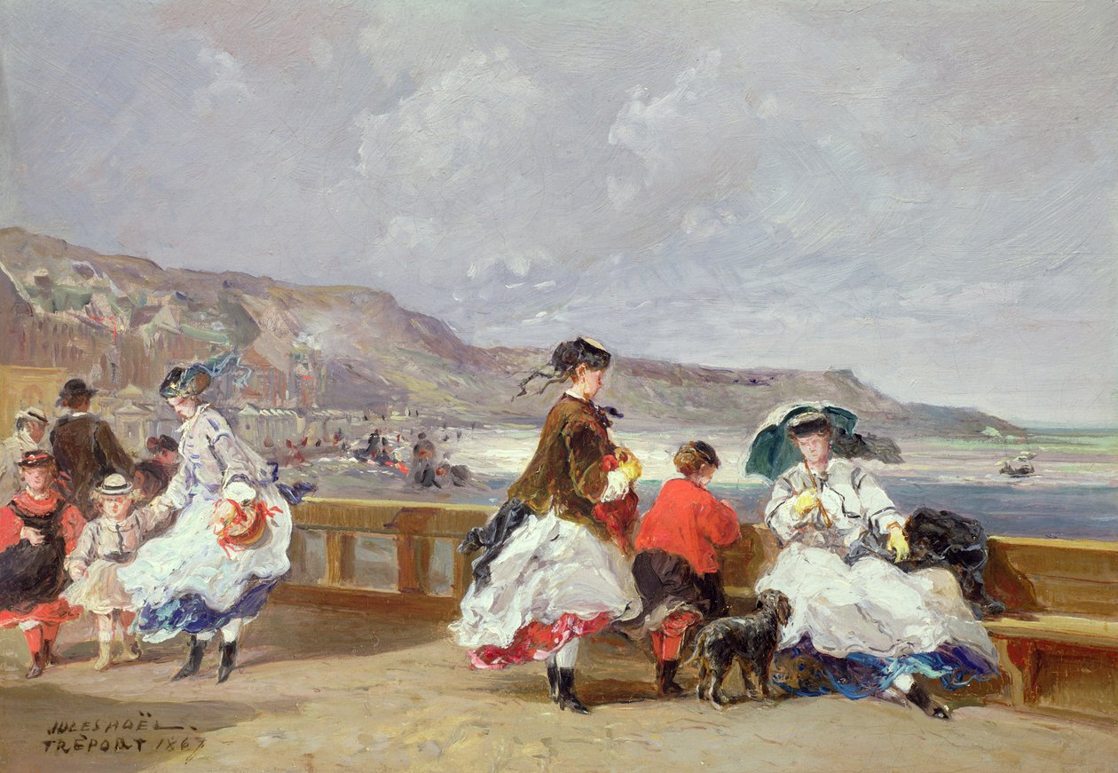 Le Treport, 1867 od Jules Achille Noel