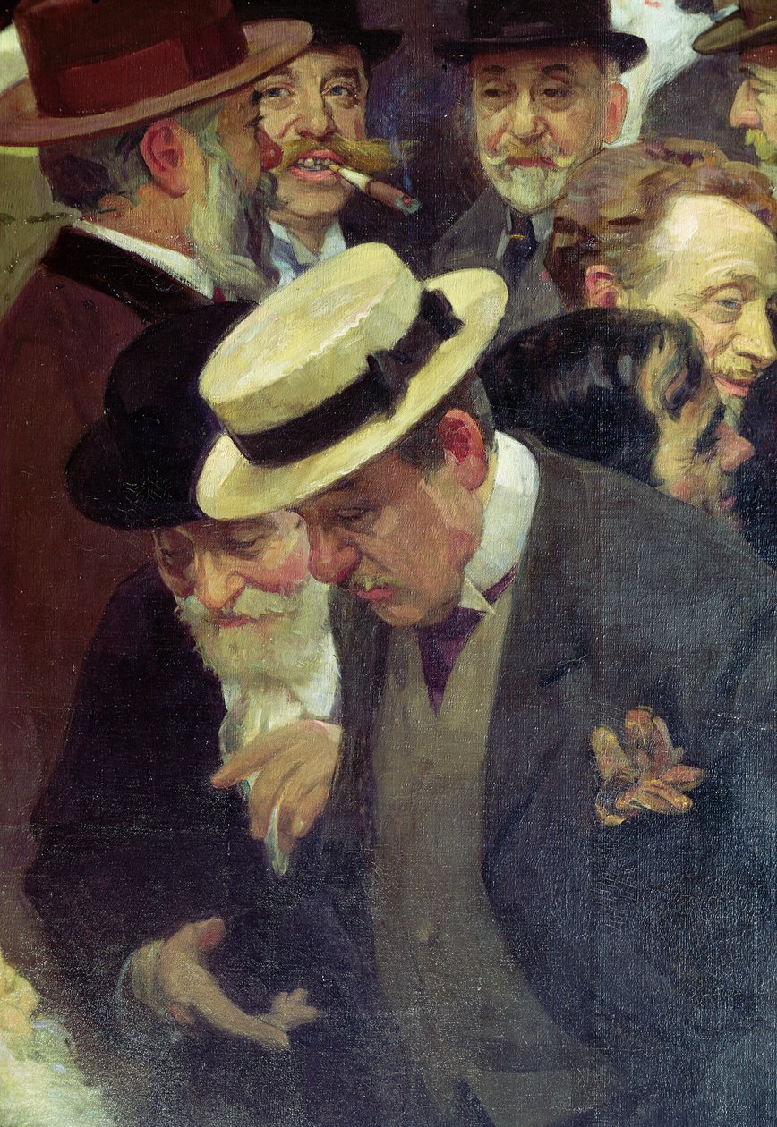 Pátek na Salonu francouzských umělců (detail), 1911 od Jules Alexandre Gruen or Grun