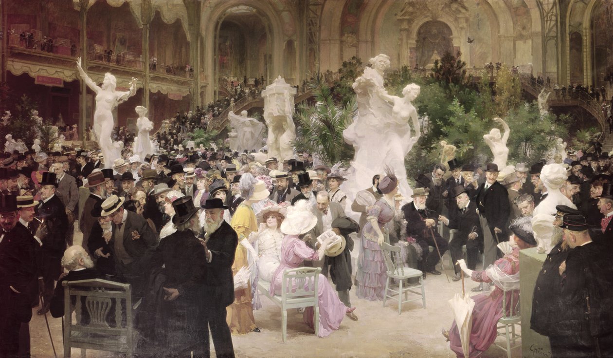 Pátek na Salonu francouzských umělců, 1911 od Jules Alexandre Gruen or Grun