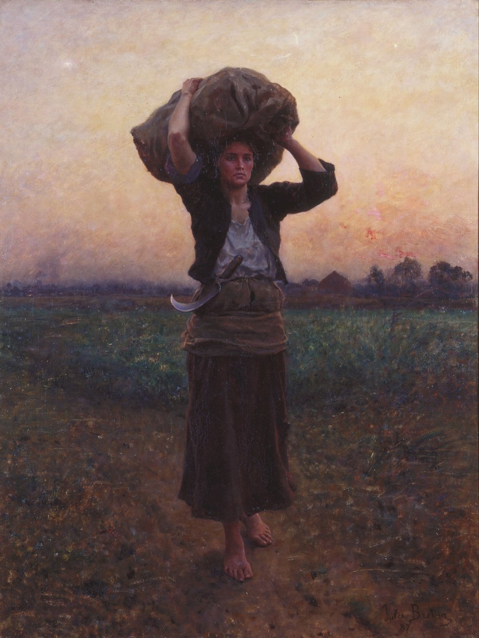 Shepherdova hvězda od Jules Breton