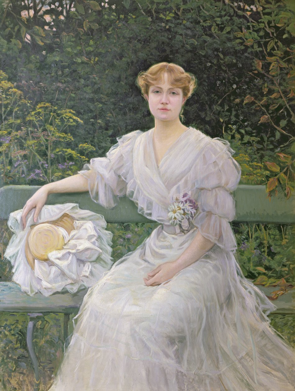 Portrét Marguerite Durand (1864-1936) 1897 od Jules Cayron