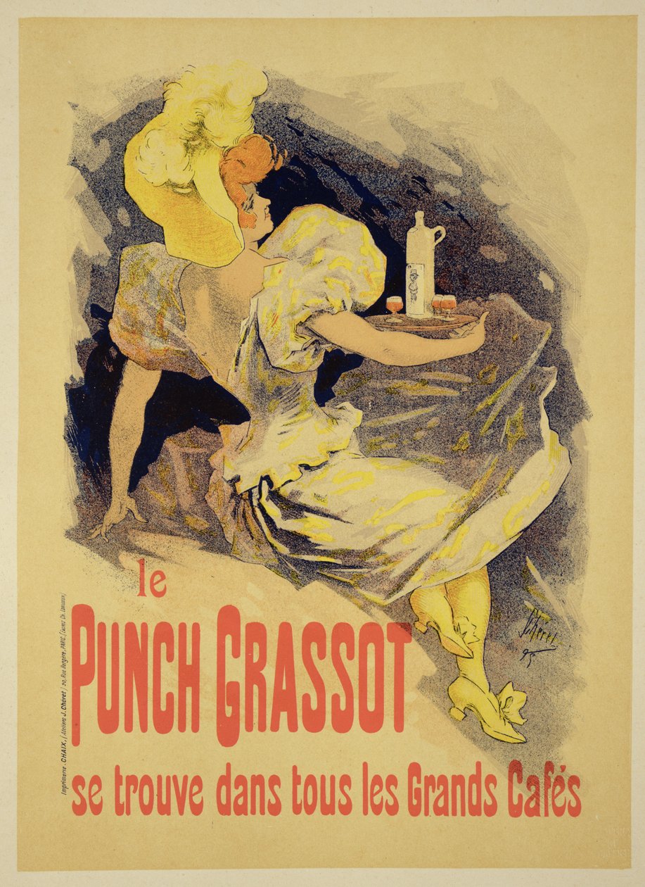 Reprodukce reklamního plakátu „Punch Grassot“, 1895 od Jules Cheret