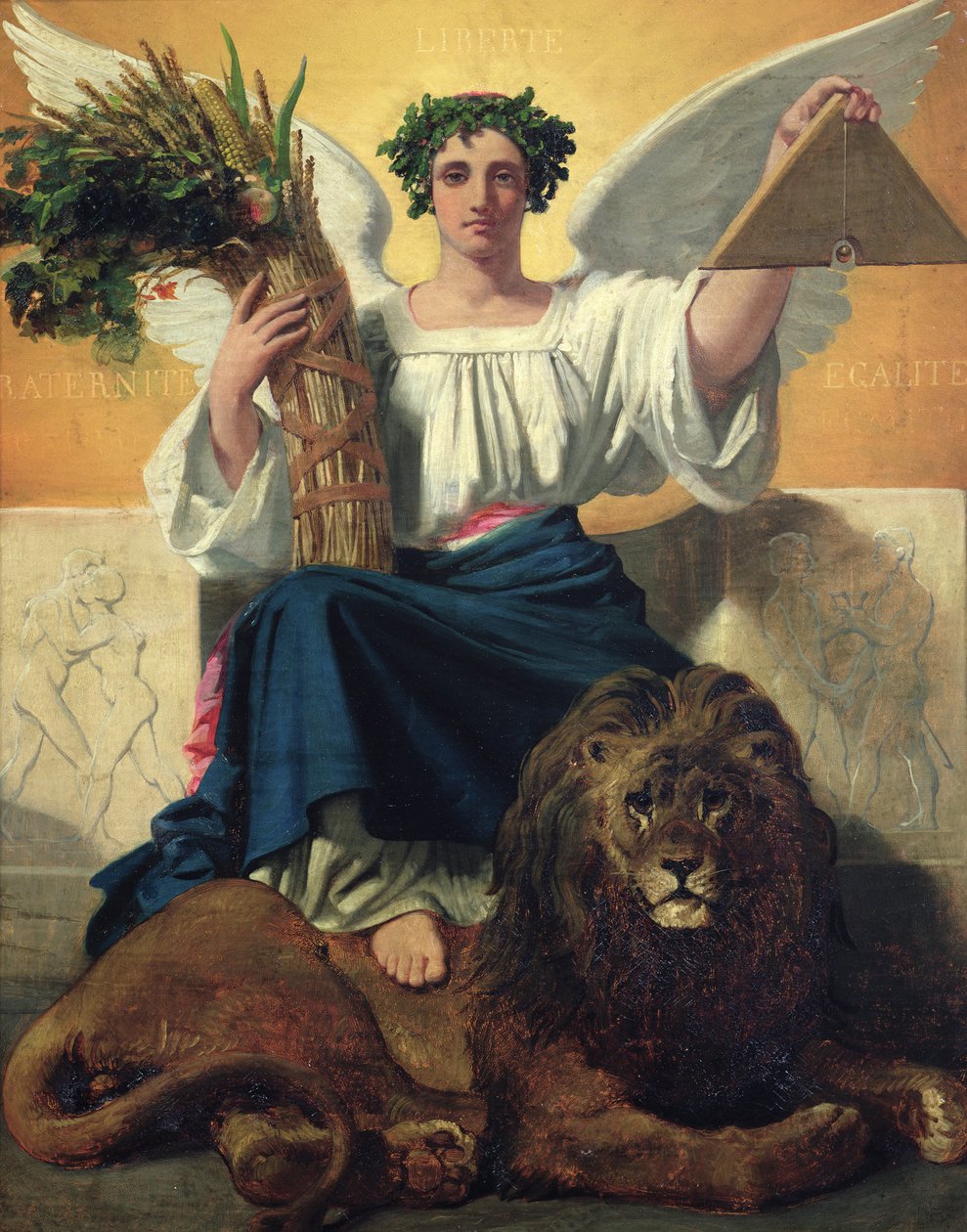 Republika, 1848 od Jules Claude Ziegler