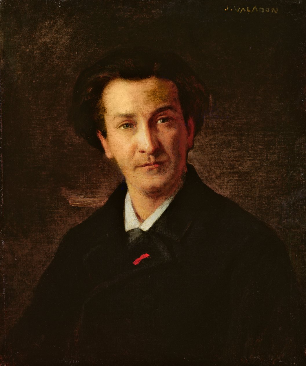 Portrét Francoise Coppeeho (1842-1908) od Jules Emmanuel Valadon