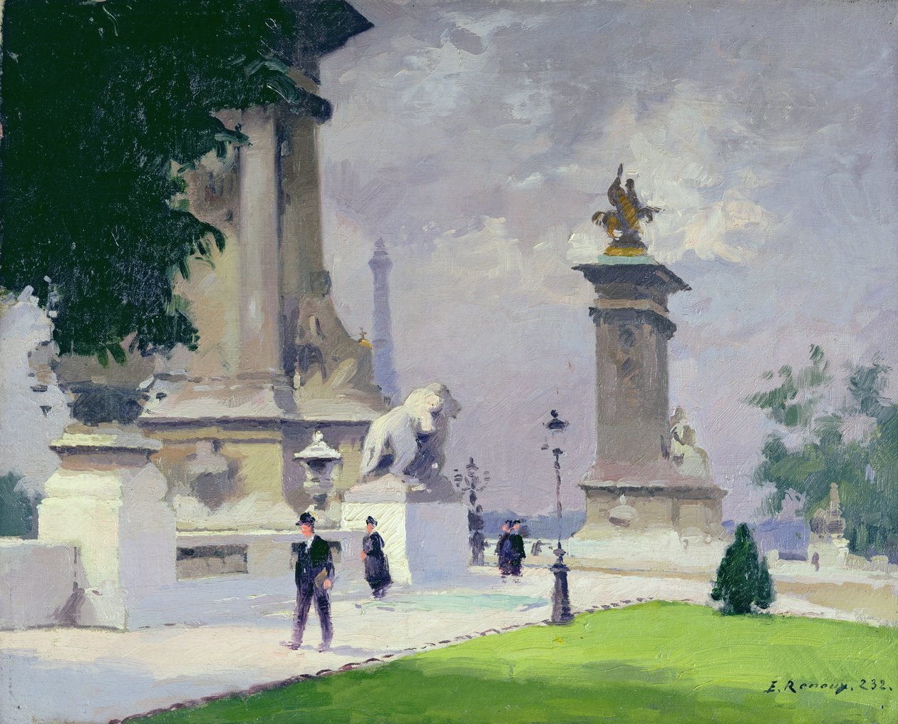 Pont Alexandre III, Paříž od Jules Ernest Renoux