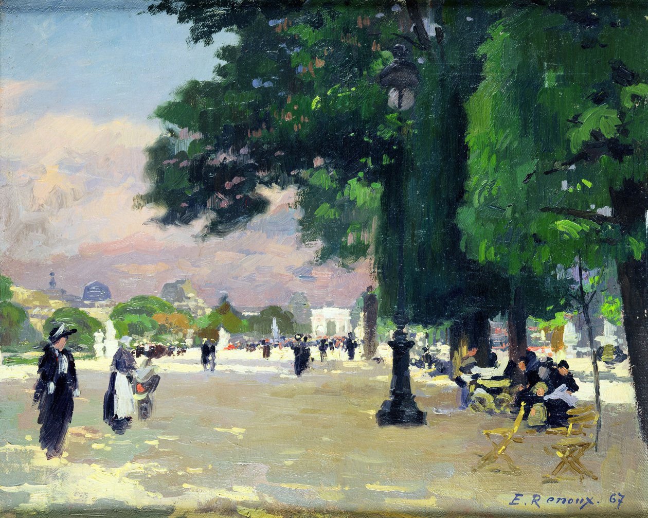 Tuileries od Jules Ernest Renoux