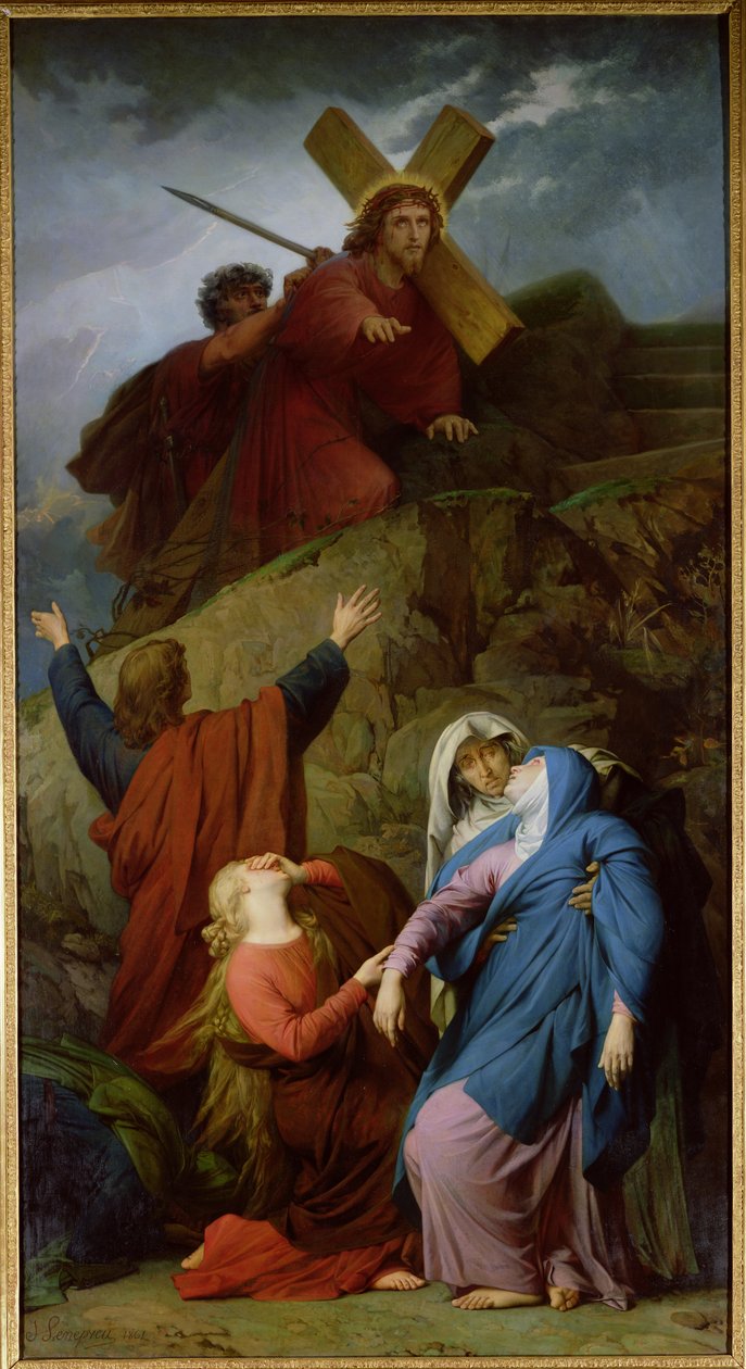 Panna Kalvárie, 1861 od Jules Eugene Lenepveu