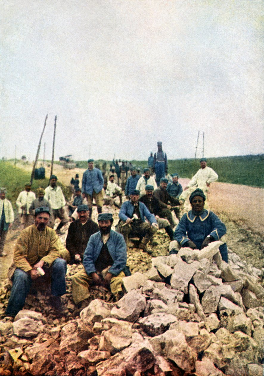 Západní fronta, Francie (autochrom) od Jules Gervais Courtellemont