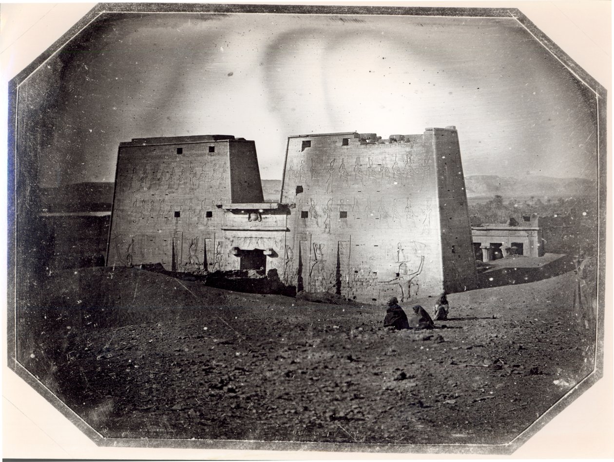 Scéna v Egyptě, 1845-6 (daguerrotypie) od Jules Itier