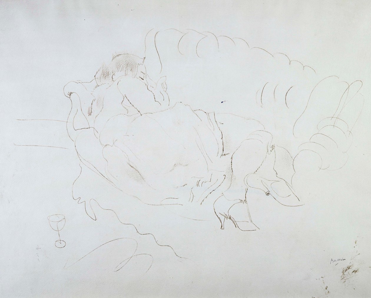 Americký spánek od Jules Pascin