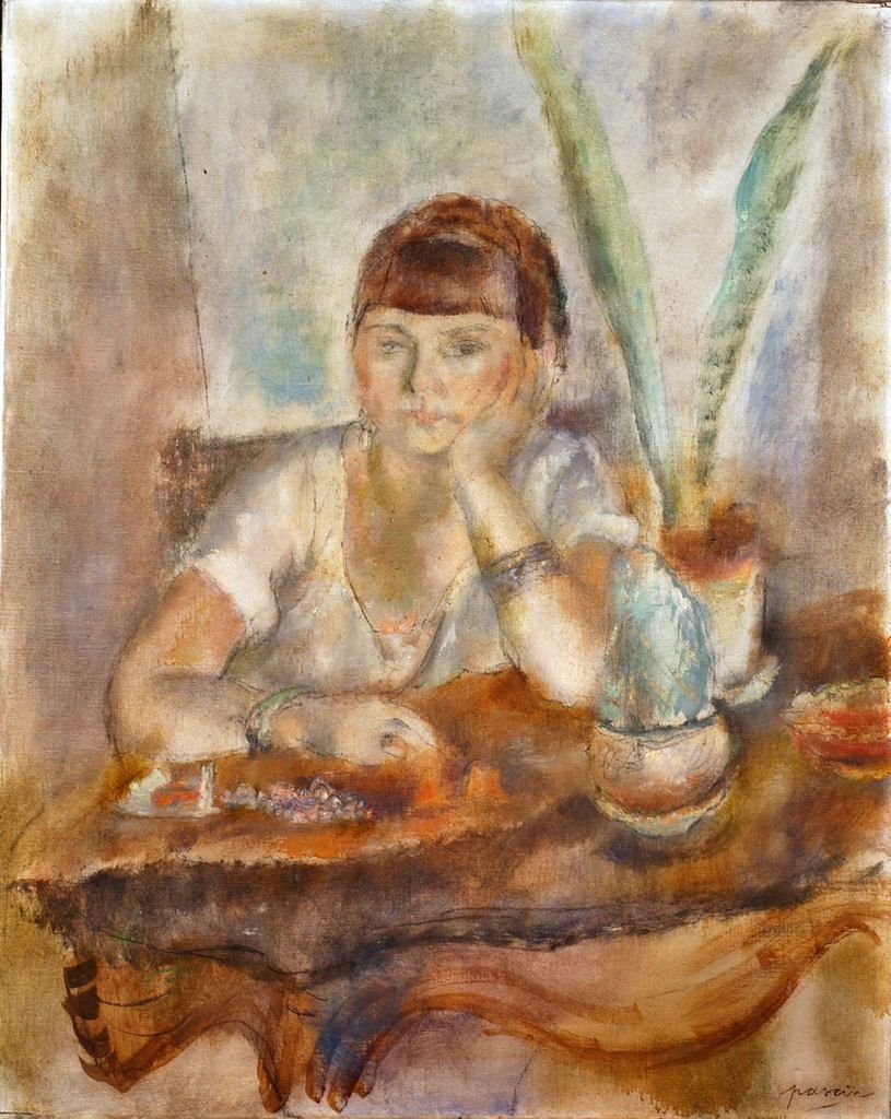 Portrét Mimi Laurent od Jules Pascin