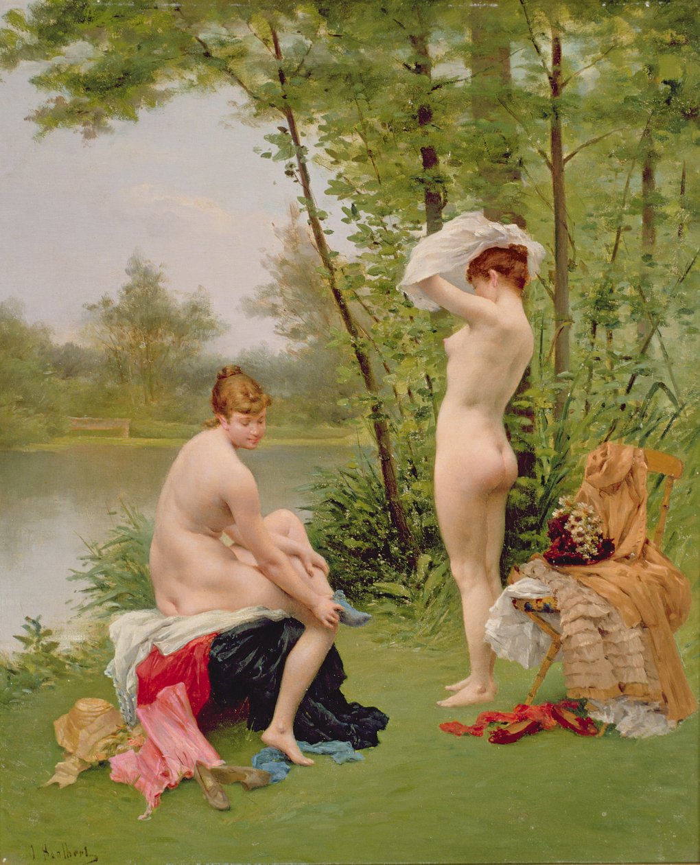 The Bathers od Jules Scalbert