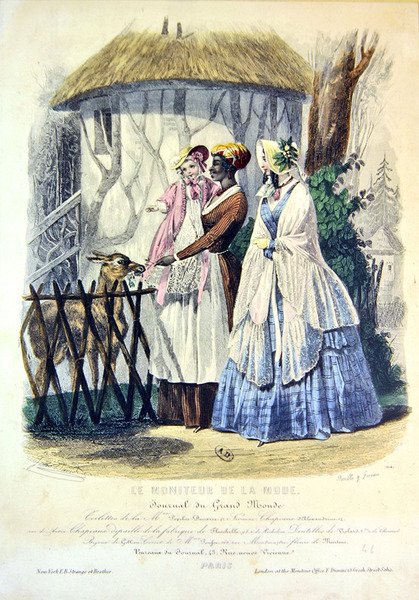 Návštěva zoologické zahrady Jardin des Plantes v Paříži, módní talíř od Jules (after) David