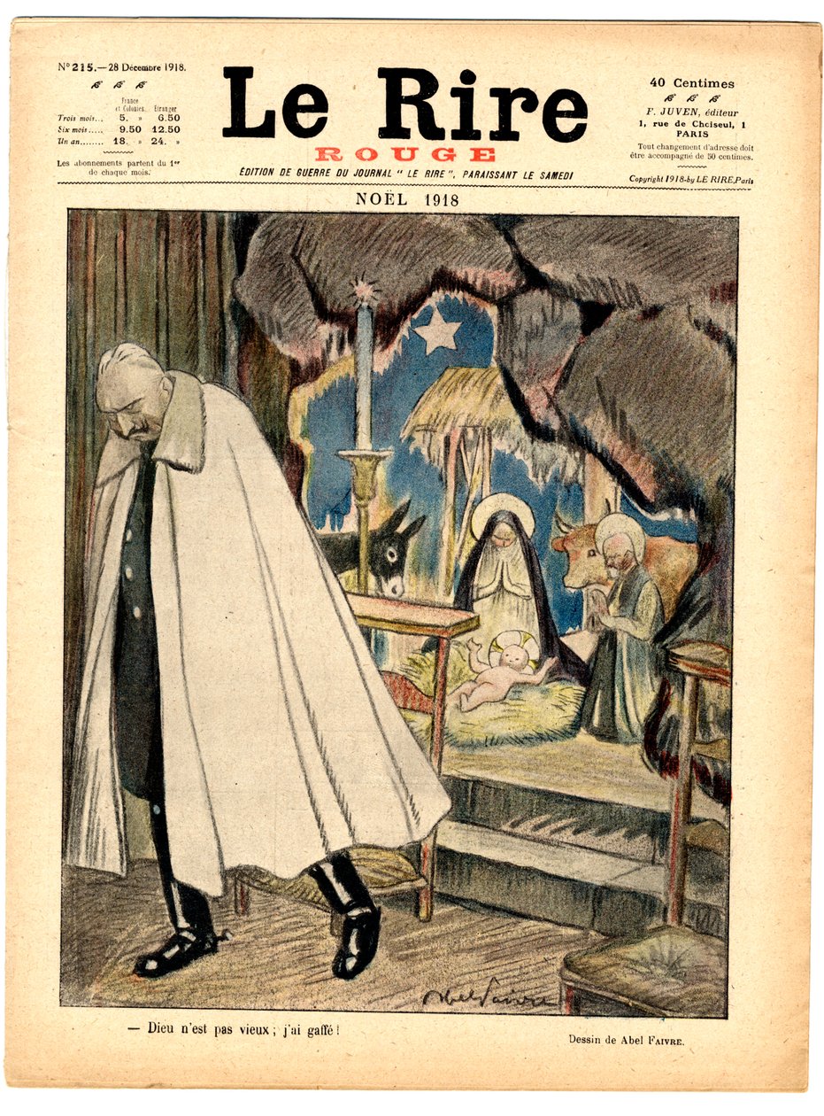 Obálka „“The Red Laughter“, Satirical in Colors od Jules Abel Faivre