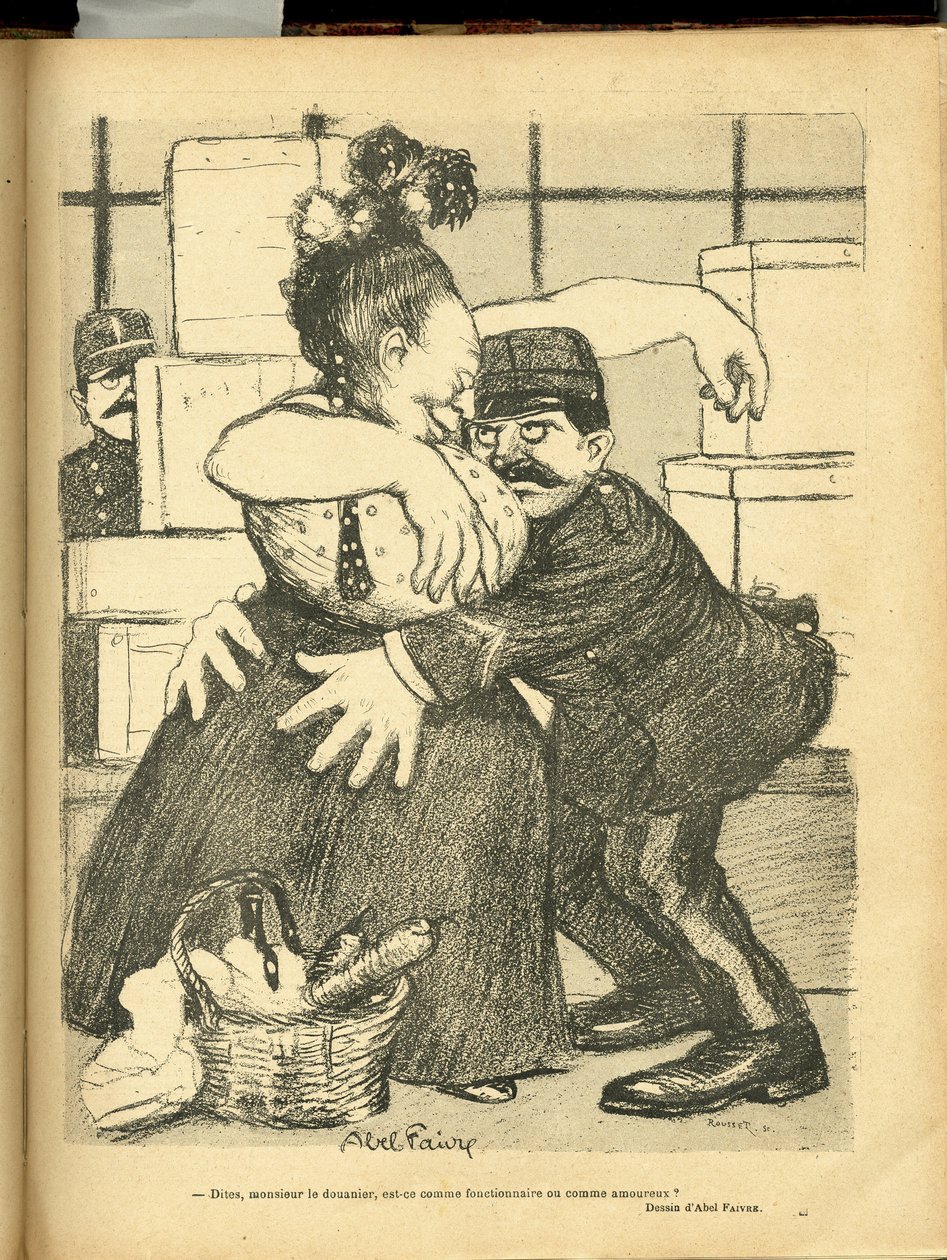 Ilustrace Abel Faivre (1867-1945) v Le Rire od Jules Abel Faivre