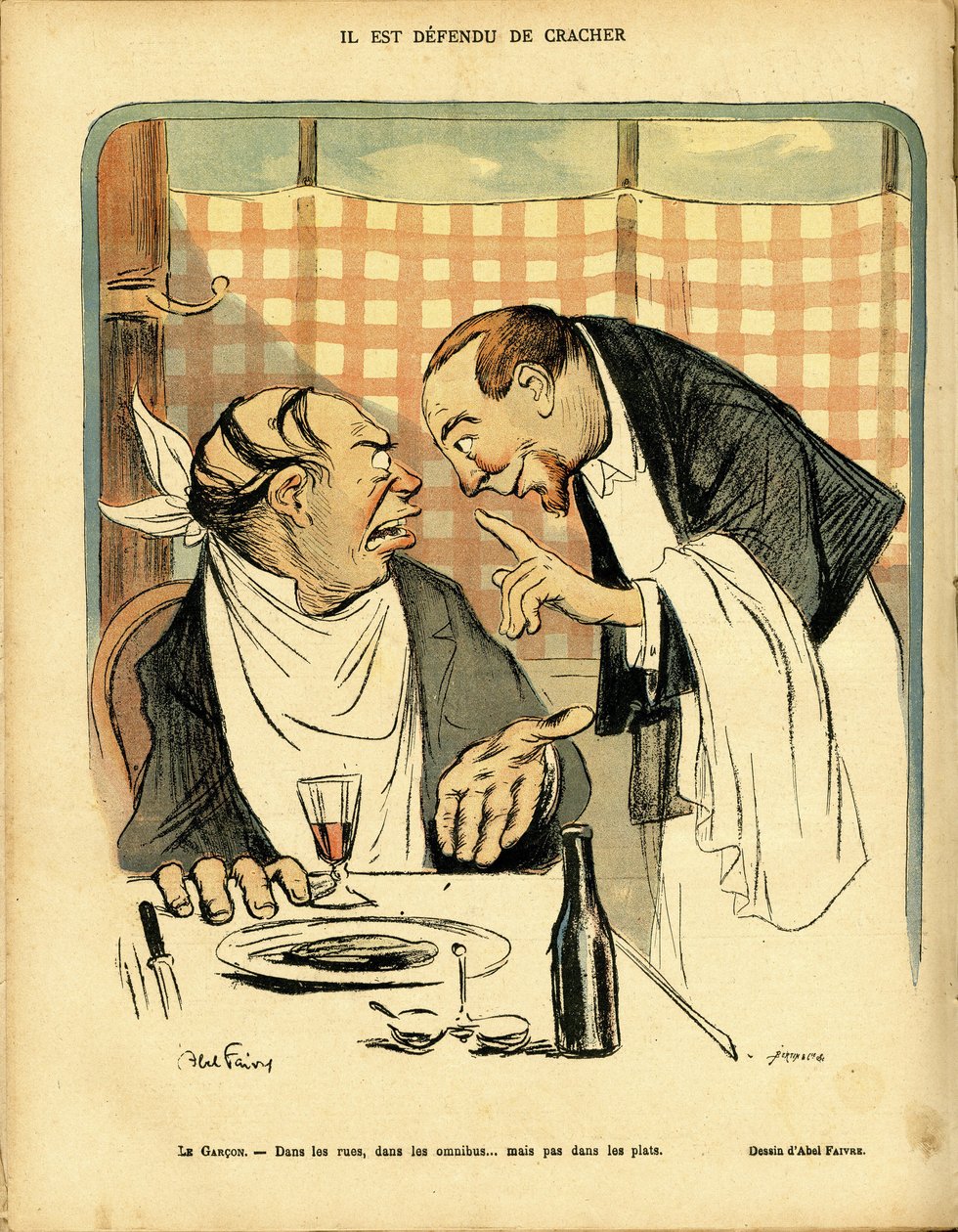 Ilustrace Abela Faivra (1867-1945) v Le Rire, no. 297 od Jules Abel Faivre
