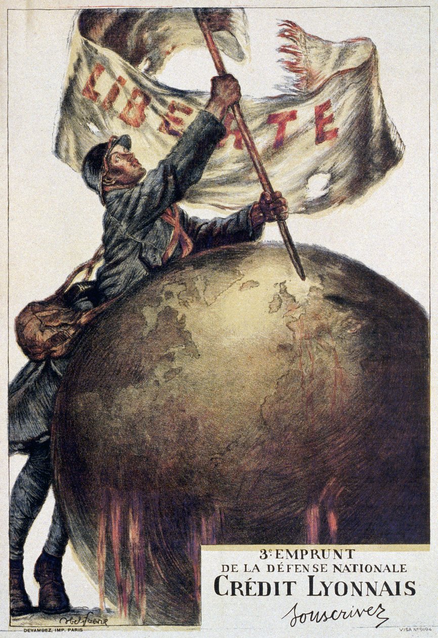 Třetí půjčka na obranu státu, 1917 od Jules Abel Faivre