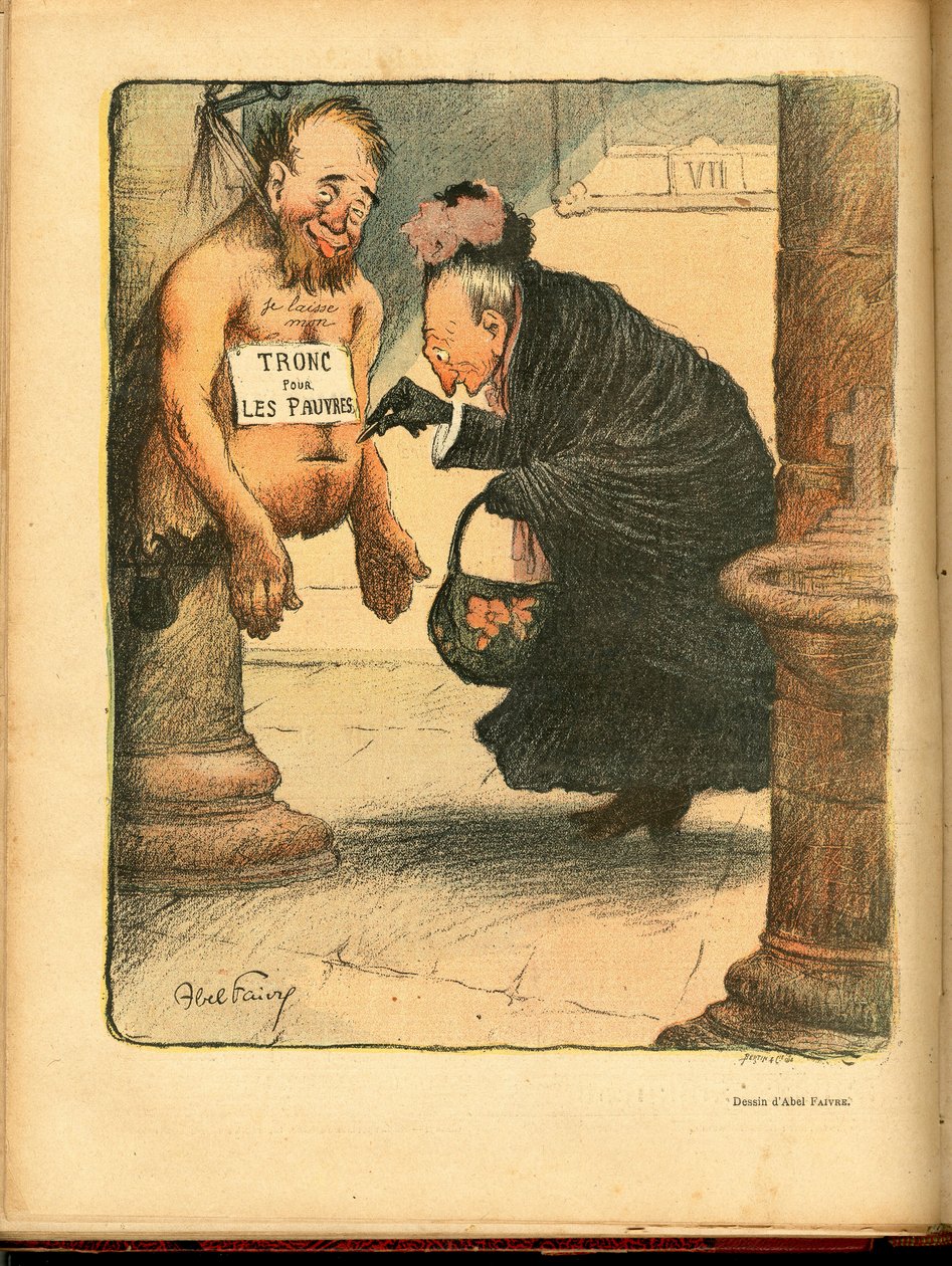 Smích, číslo 276, Satirický v barvách od Jules Abel Faivre