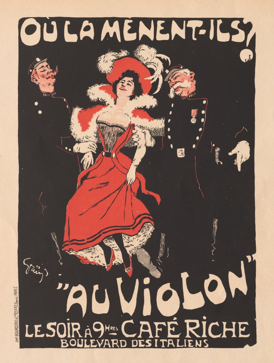 Mistři plakátu: Pl. 103 Café Reche, 1897. od Jules Alexandre Grün